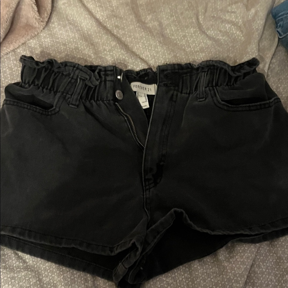 Forever 21 High Waist Black Women's Shorts